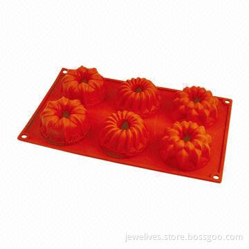 6-cavity Flower Silicone Candy Molds